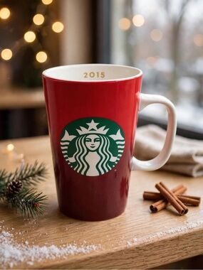 Starbucks Ombre Red Cup Mug